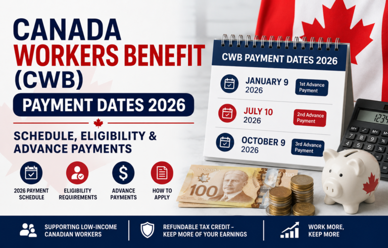 Canada Workers Benefit (CWB) Payment Dates