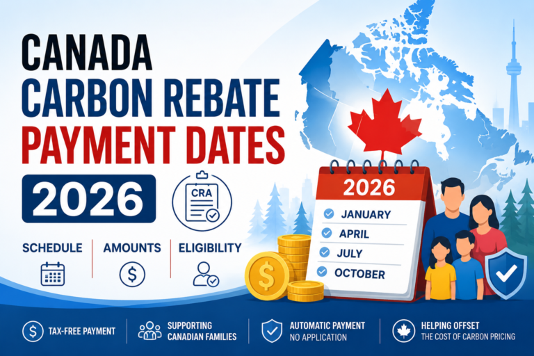 Carbon Rebate Payment Dates