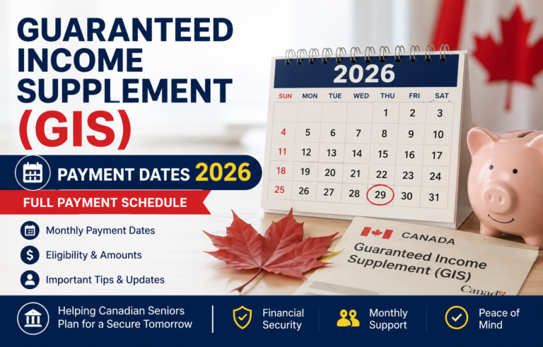 Guaranteed Income Supplement (GIS) Payment Dates
