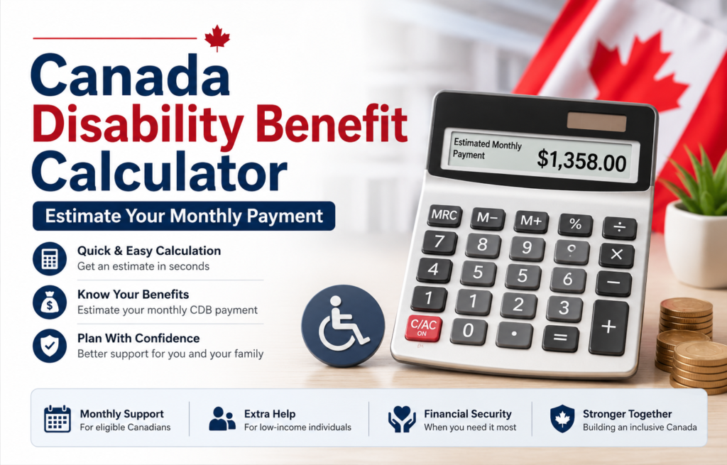 Canada Disability Benefit Calculator